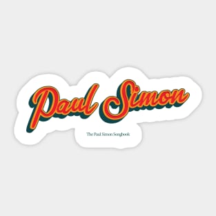 Paul Simon Sticker